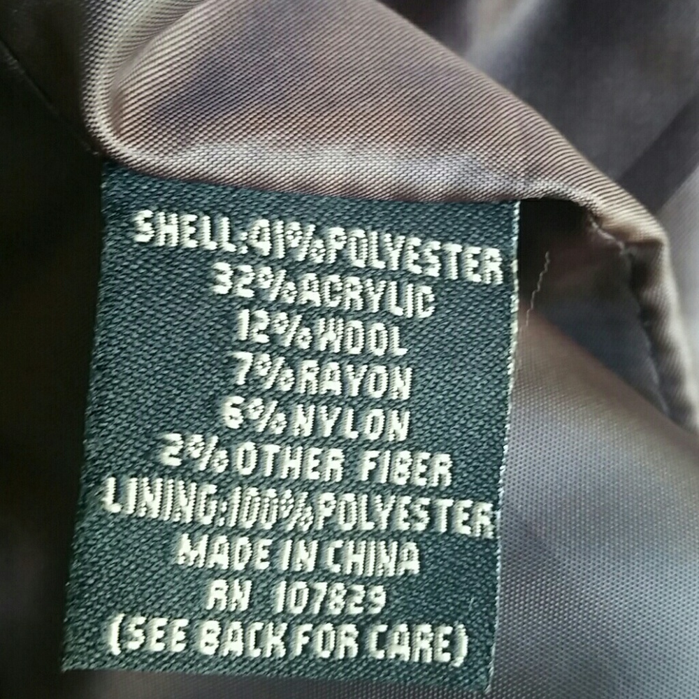 Nordstrom Ambition Brown  Herringbone Jacket 3/4 Sleeves Side Pocket Siz… - Picture 7 of 9